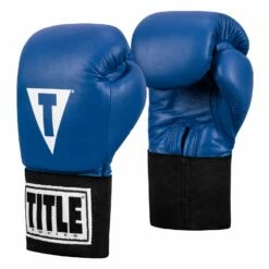 TITLE Boxing USA Boxing Competition Gloves - Elastic -Boxing Equipment Sales Store ACGES BL 02