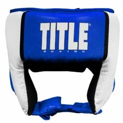 TITLE Boxing Aerovent Elite USA Boxing Competition Headgear – Open Face -Boxing Equipment Sales Store ACHEX1 BL 2