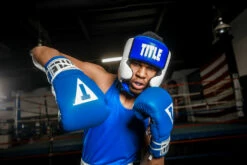 TITLE Boxing Aerovent Elite USA Boxing Competition Headgear – With Cheeks -Boxing Equipment Sales Store ACHEXBLWH