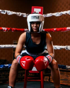 TITLE Boxing USA Boxing Competition Headgear - Open Face 32 TITLE Boxing USA Boxing Competition Headgear - Open Face -Boxing Equipment Sales Store ACHX1WH 3