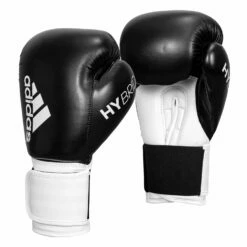 Adidas Hybrid 100 Boxing Gloves 36 Adidas Hybrid 100 Boxing Gloves -Boxing Equipment Sales Store ADIH100 BK WH 002