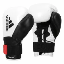 Adidas Hybrid 250 Training Gloves -Boxing Equipment Sales Store ADIH250TG WH BK 2