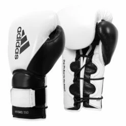 Adidas Hybrid 350 Elite Training Gloves -Boxing Equipment Sales Store ADIH350TG WH BK 2