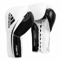 Adidas Hybrid 350 Elite Pro Fight Gloves -Boxing Equipment Sales Store ADIH750FG WH BK 2