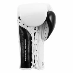 Adidas Hybrid 350 Elite Pro Fight Gloves -Boxing Equipment Sales Store ADIH750FG WH BK 4