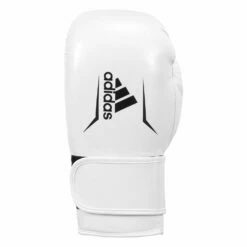 Adidas Speed 175 Leather Training Gloves -Boxing Equipment Sales Store ADISBG175 WH BK 003