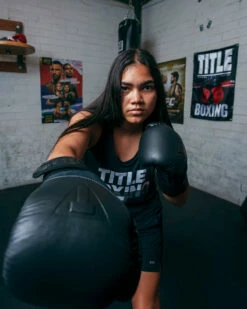 TITLE Black Blitz Fit Boxing Gloves -Boxing Equipment Sales Store BKBFGBK 3