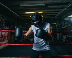 TITLE Black Training Headgear -Boxing Equipment Sales Store BKTHGBK 2