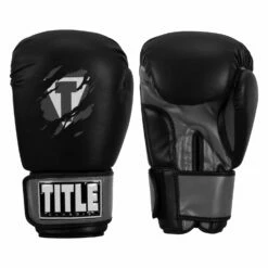 TITLE Classic Shredded Boxing Gloves -Boxing Equipment Sales Store CABG10 BK GR 01