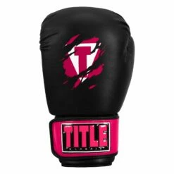 TITLE Classic Shredded Boxing Gloves -Boxing Equipment Sales Store CABG10 BK HPK 03