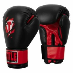 TITLE Classic Shredded Boxing Gloves -Boxing Equipment Sales Store CABG10 BK RD 02
