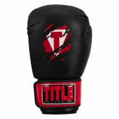 TITLE Classic Shredded Boxing Gloves -Boxing Equipment Sales Store CABG10 BK RD 03