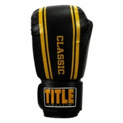 TITLE Classic Speed Boxing Gloves -Boxing Equipment Sales Store CABG12 BK GD 3