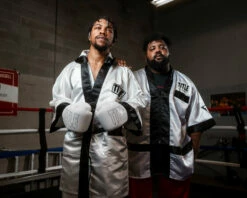 TITLE Boxing Corner Jacket -Boxing Equipment Sales Store CJSS1WHBK 1