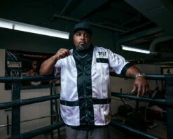 TITLE Boxing Corner Jacket -Boxing Equipment Sales Store CJSS1WHBK 2