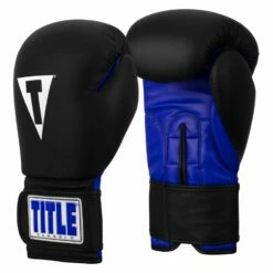TITLE Classic Fitness Boxing Gloves -Boxing Equipment Sales Store CRBG BK BL 02