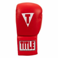 TITLE Classic Leather Lace Training Gloves 2.0 39 TITLE Classic Leather Lace Training Gloves 2.0 -Boxing Equipment Sales Store CTSGL2 RD 03