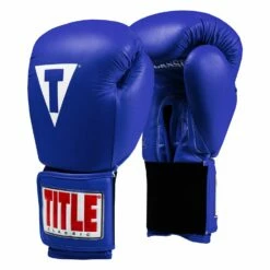 TITLE Classic Leather Elastic Training Gloves 2.0 -Boxing Equipment Sales Store CTSGV2 BL 02