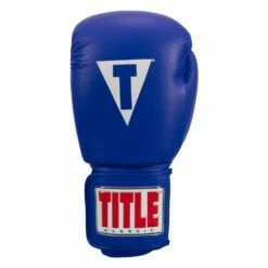 TITLE Classic Leather Elastic Training Gloves 2.0 -Boxing Equipment Sales Store CTSGV2 BL 03