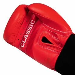 TITLE Classic Leather Elastic Training Gloves 2.0 -Boxing Equipment Sales Store CTSGV2 RD 05