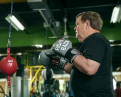 TITLE Boxing Fight Back Leather Boxing Gloves -Boxing Equipment Sales Store FBBGLGR 2