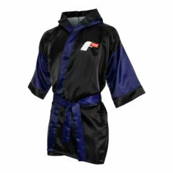 Fighting Full Length Robe -Boxing Equipment Sales Store FFLR BK BL 2 900cdb4e ee88 45f5 a51d a74c72dcb76f
