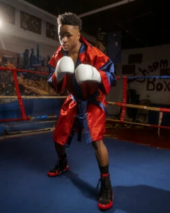 Fighting Full Length Robe -Boxing Equipment Sales Store FFLRRDBL 1