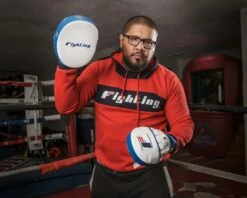 Fighting Freedom Leather Focus Mitts 31 Fighting Freedom Leather Focus Mitts -Boxing Equipment Sales Store FLFM2 WH