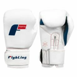 Fighting Leather Heavy Bag Gloves -Boxing Equipment Sales Store FLHBG2 WH 1