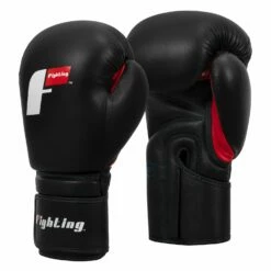 Fighting Leather Training Gloves -Boxing Equipment Sales Store FLTG2 BK 002