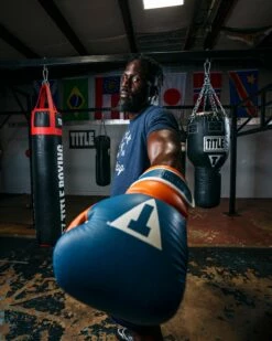 TITLE Boxing Gel Freestyle Training Gloves -Boxing Equipment Sales Store FRTTGBLORWH 3