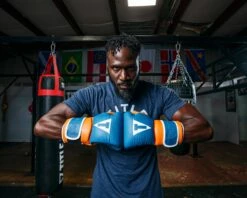 TITLE Boxing Gel Freestyle Training Gloves -Boxing Equipment Sales Store FRTTGBLORWH 4