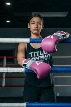 TITLE Boxing Gel Freestyle Training Gloves -Boxing Equipment Sales Store FRTTGPK 4