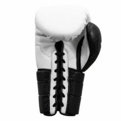 Fighting Tri-Tech Tenacious Lace Training Gloves 18 Fighting Tri-Tech Tenacious Lace Training Gloves -Boxing Equipment Sales Store FS3TTGL WH BK 004