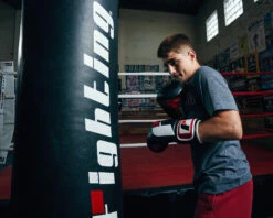 Fighting Big Logo Bag Gloves -Boxing Equipment Sales Store FSABG2BKRD 1