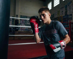 Fighting Big Logo Bag Gloves -Boxing Equipment Sales Store FSABG2BKRD 3