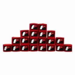 Fighting Semi-Elastic 180" Hand Wraps (Pack Of 10) -Boxing Equipment Sales Store FSMHW 10 RD 1