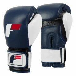 Fighting Force Leather Bag Gloves -Boxing Equipment Sales Store FTGFBG BL WH BK 2