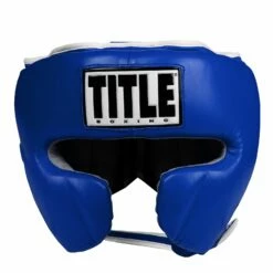TITLE Boxing Leather Sparring Headgear -Boxing Equipment Sales Store FTHG BL 2