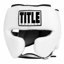 TITLE Boxing Leather Sparring Headgear -Boxing Equipment Sales Store FTHG WH 2