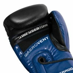 TITLE Boxing Infused Foam Interrogate Training Gloves 2.0 -Boxing Equipment Sales Store IFAITG2 BL BK 05