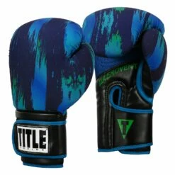 TITLE Boxing Infused Foam Electric Bag Gloves -Boxing Equipment Sales Store IFSEBG BL GN 02