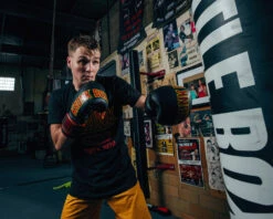 KRONK Boxing Gym Leather Bag Gloves -Boxing Equipment Sales Store KNKBGBKRDGD 3