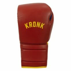 KRONK Boxing Gym Lace-Up Training Gloves -Boxing Equipment Sales Store KNKSG RD GD 3