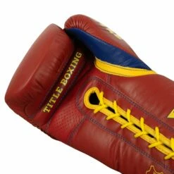 KRONK Boxing Gym Lace-Up Training Gloves -Boxing Equipment Sales Store KNKSG RD GD 5