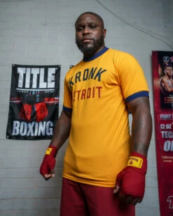 TITLE Boxing Legacy KRONK Detroit Tee -Boxing Equipment Sales Store KNKTS4GD 1