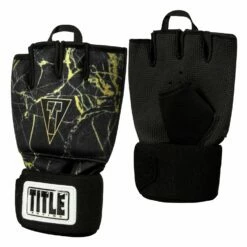 TITLE Boxing Defender Sublimated Glove Wraps -Boxing Equipment Sales Store KSGW BK GD 2