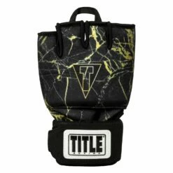 TITLE Boxing Defender Sublimated Glove Wraps -Boxing Equipment Sales Store KSGW BK GD 3