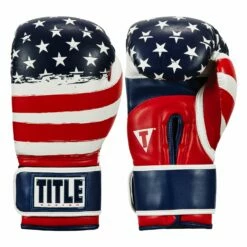 TITLE Boxing Liberty Bag Gloves -Boxing Equipment Sales Store LBTBG RD WH BL 1