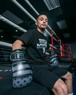 TITLE Boxing Liberty Bag Gloves -Boxing Equipment Sales Store LBTBGBKGR 2